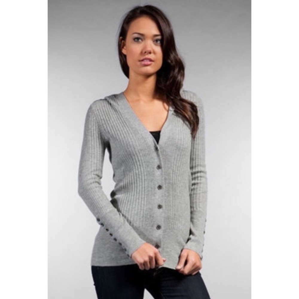 ‼️HUGE ISO Juicy Couture Cashmere Hooded Cardigan